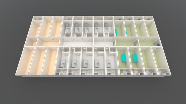 unità mobili di isolamento halton
